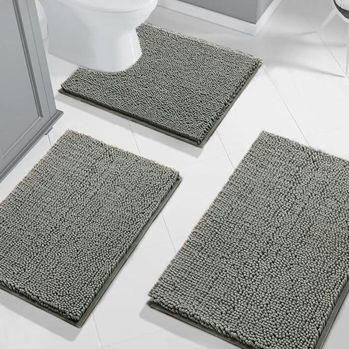 Grey Bathroom Mat
